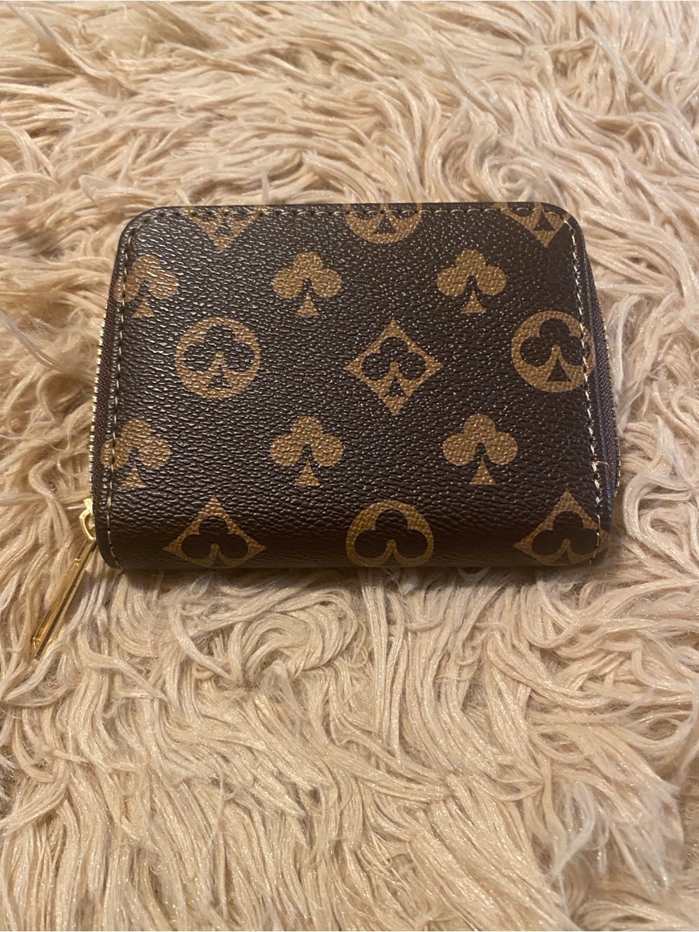 Brown Zip-Around Women's Wallet